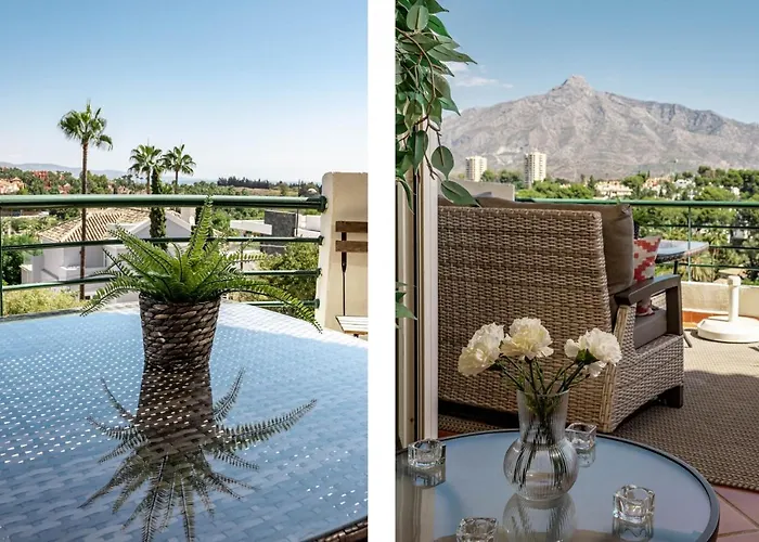 Sat2 - Modern 2 Bedroom With Ocean View 아파트 마르베야