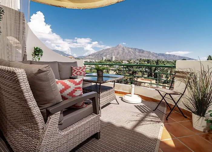 Sat2 - Modern 2 Bedroom With Ocean View 아파트 마르베야